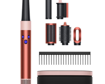 Airwrap i.d.™ - cheveux raides à ondulés (Fraise cuivrée & Rose poudré)