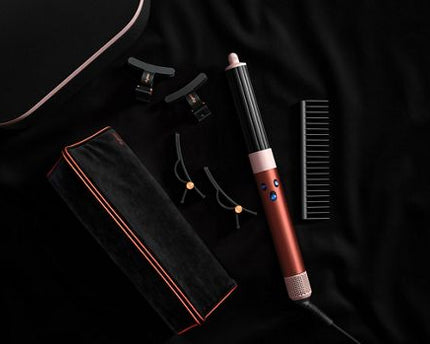 Airwrap i.d.™ - cheveux raides à ondulés (Fraise cuivrée & Rose poudré)
