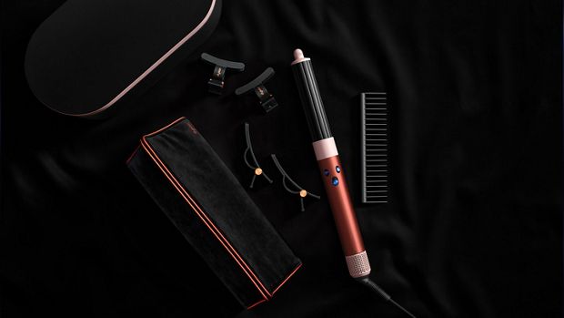Airwrap i.d.™ - cheveux raides à ondulés (Fraise cuivrée & Rose poudré)